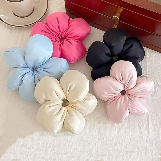Puffy Blossom Scrunchie in Rose Pink
