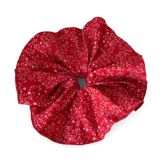 Scarlet Bloom Scarf XXL Scrunchie