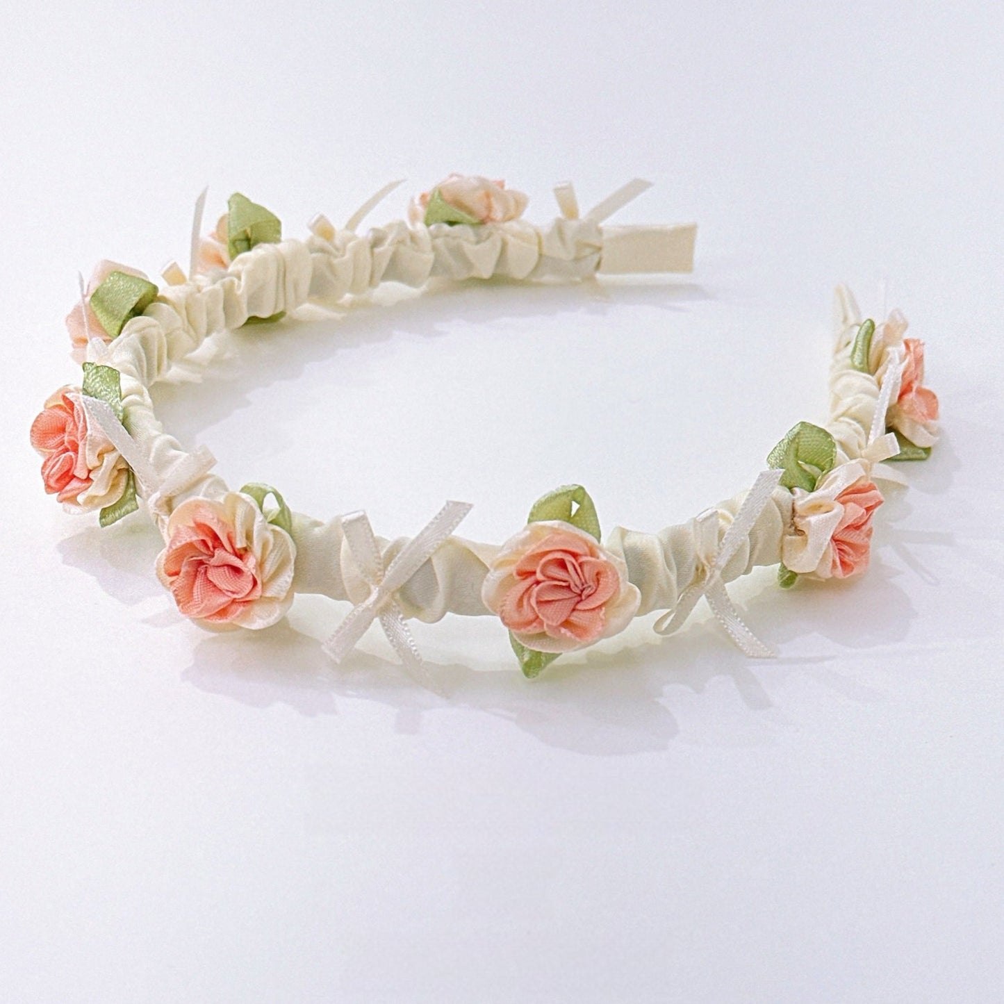 Jasmine Blossom Pearl White Headband