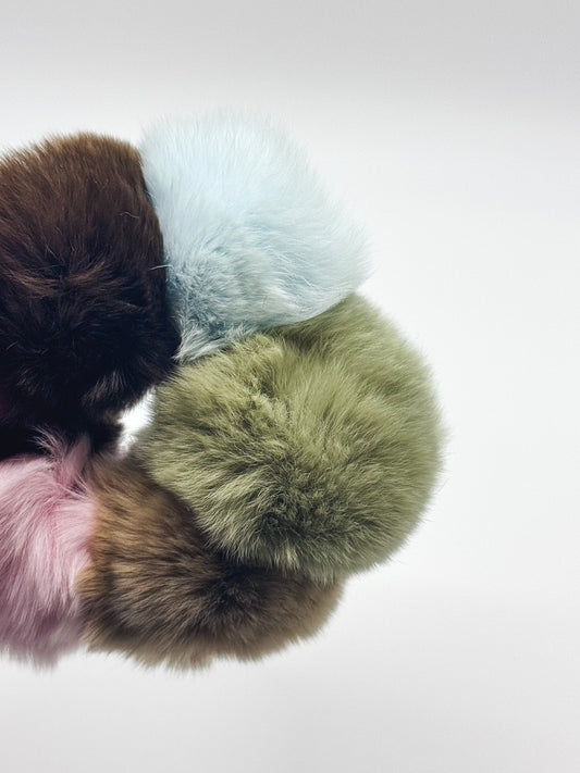 Pastel Mochi | Fluffy Fur Small Scrunchie