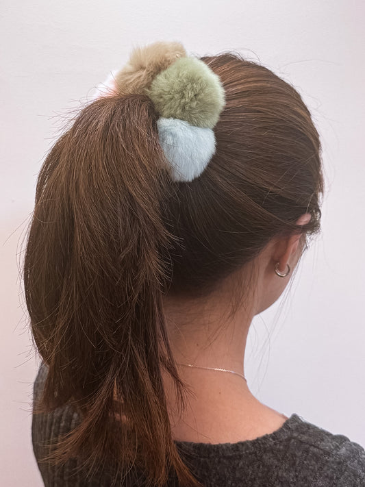 Pastel Mochi | Fluffy Fur Small Scrunchie