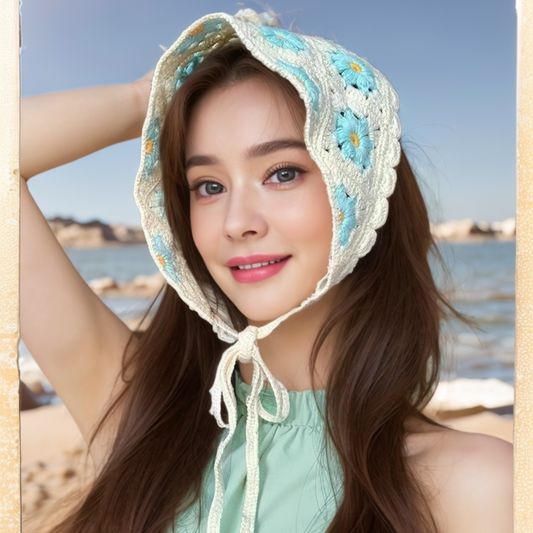 Daisy Meadow Knitted Hair Scarf