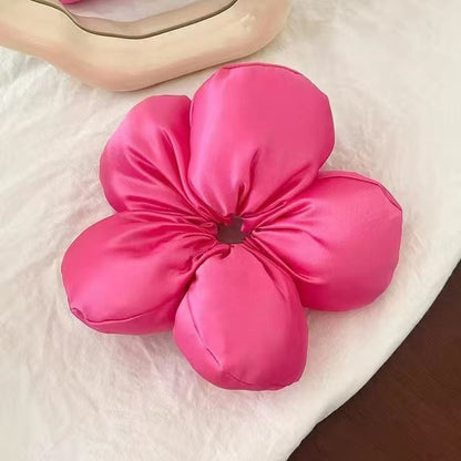 Puffy Blossom Scrunchie in Rose Pink
