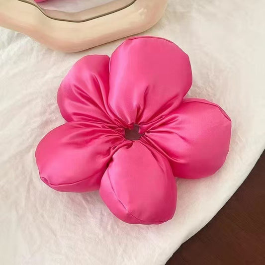 Puffy Blossom Scrunchie in Rose Pink