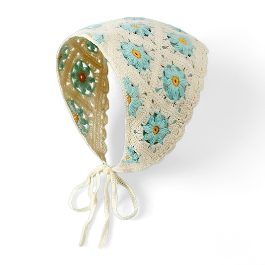 Daisy Meadow Knitted Hair Scarf