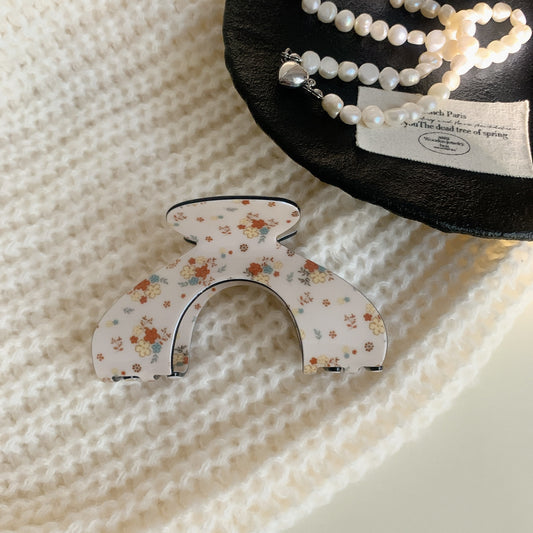 Floral Meadow Hair Claw Clip in Arch