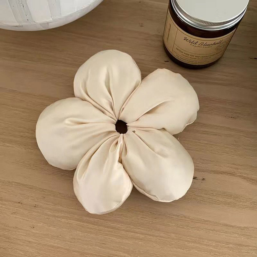 Puffy Blossom Scrunchie in Rose Pink