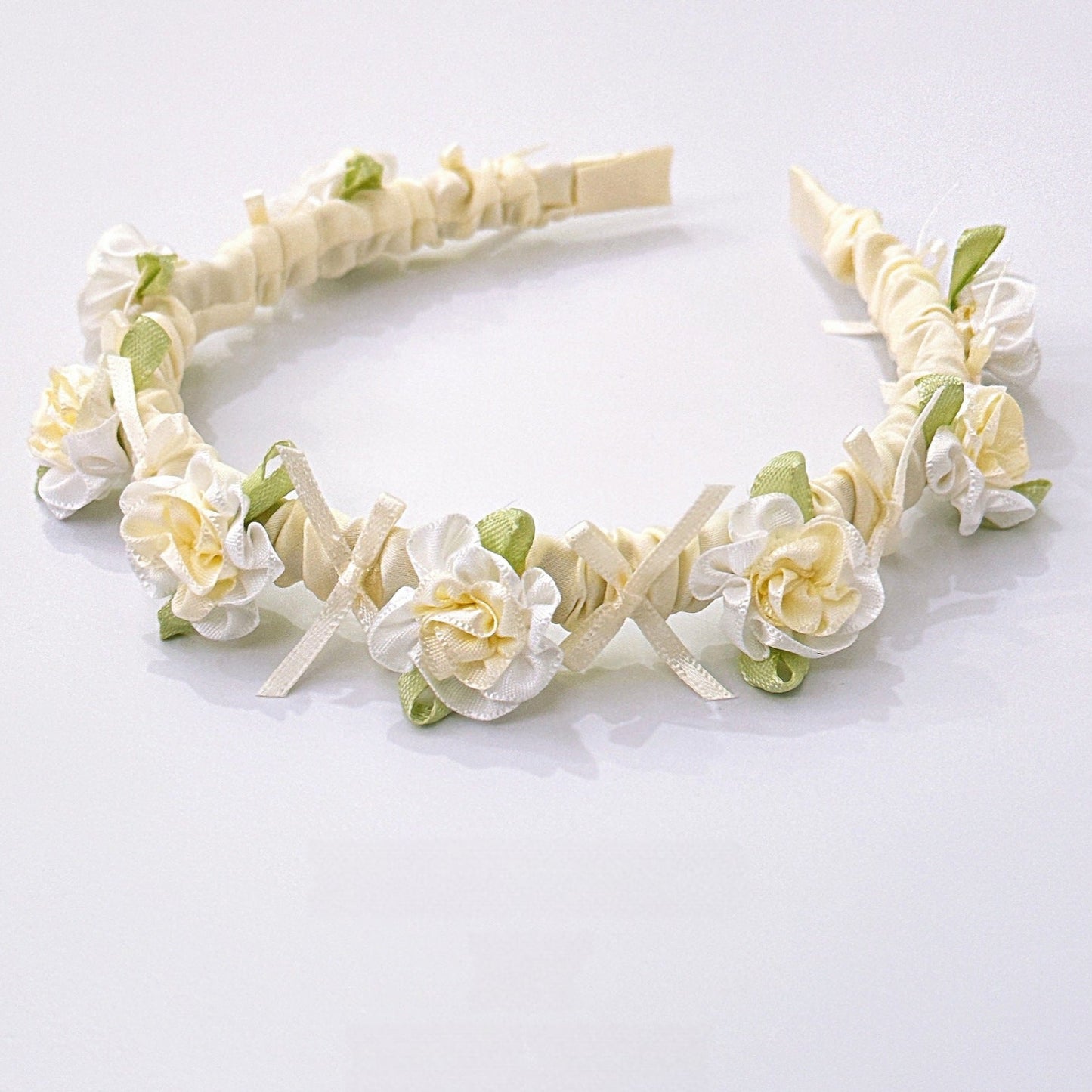Jasmine Blossom Pearl White Headband