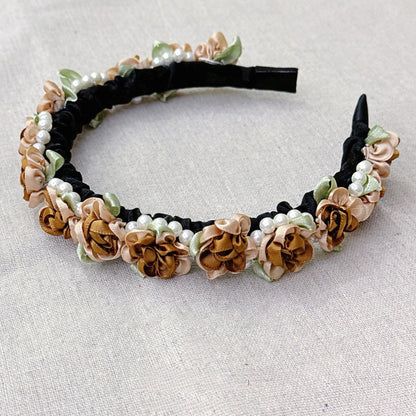 Jasmine Blossom Pearl White Headband