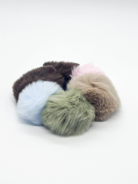 Pastel Mochi | Fluffy Fur Small Scrunchie