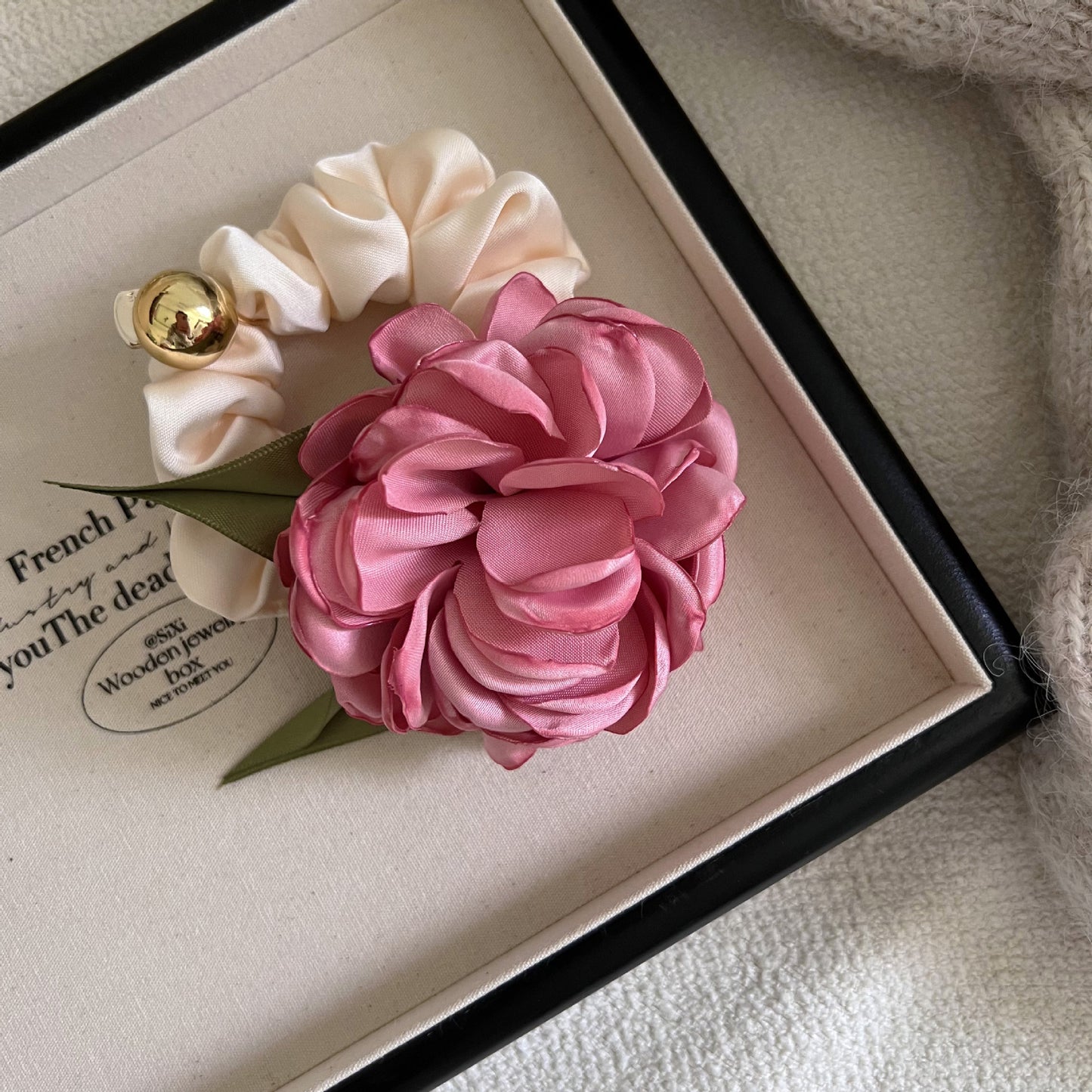 Rosy Daydream Scrunchie