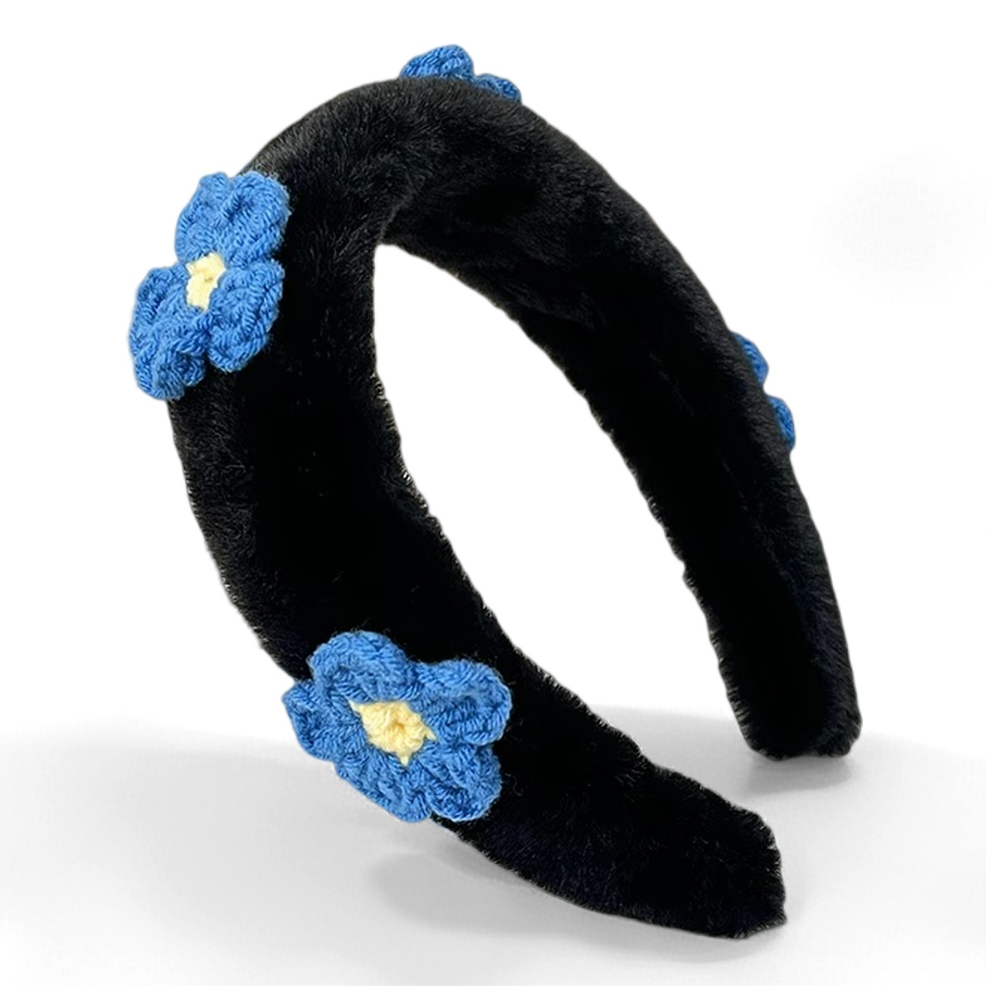 Blue Blossom Plush Headband