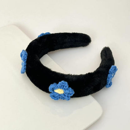 Blue Blossom Plush Headband